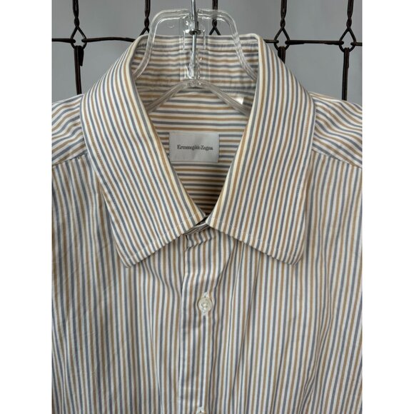 Four Mens Button-Down Dress Shirts Regular Fit Size 15.5 cotton blend Asst Color - Picture 11 of 16